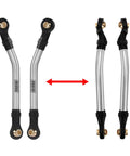 Beefed Up Steel High Clearance Chassis Links For TRX4M High Trail K10 F150 RC Crawler with brass link balls