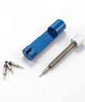 Watch Link Remover Tool With Extra Pins Portable Strap Adjustment Kit For Quick At Home Watch Repairs DIY Bracelet Remover