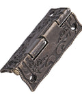 Antique Bronze Box Hinges Set For Cabinets And Jewelry Boxes 10 Pack Heavy Duty Iron Hardware With 270 Degree Rotation