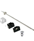 High Precision Ball Screw Assembly 1605 1050mm Kit With End Machining Nut Housing DSG16H And 6.35 By 10mm Coupler Plus BK12 And BF12 Supports kit