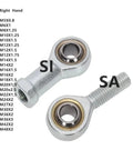 Dead Nuts Tough Universal Rod End Joint Bearing featuring self aligning fisheye ball head design, right-hand thread.