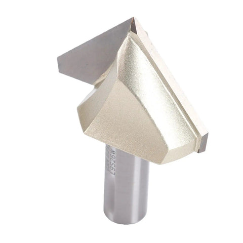 Heavy Duty 90 Degree V Groove Router Bit With 1/2 Inch Shank And Tungsten Steel Cutter for precise sign making and woodworking.