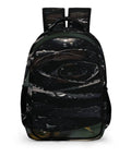 Dew Rose Print Unisex Backpack with large capacity, durable polyester, and breathable lightweight design, featuring smooth zipper