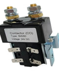 Premium High Voltage Dc Contactor For Electric Vehicles 12v Up To 80v Robust Build, 24V DC, heavy-duty switch design.