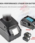 Pro Grade Battery Powered Electric Ratchet Cable Cutter with high-performance lithium-ion battery and charger