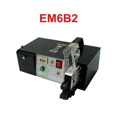 Heavy Duty Electric Terminal Crimping Machine With Built In Wire Stripper And Cutter Seven Badass Precision Dies For No Sweat Cabinet Wiring top view with control panel