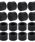 16 Piece Control Arm Bushing Kit for Ranger Crew XP 1000 EPS 2019 2023 Replacement Rubber Bushings, black cylindrical set