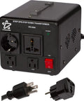 Universal Step Up And Step Down Voltage Converter Transformer 110 To 220 And 220 To 240 Volts 2500 Watts with adapters