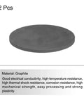 Pro Grade High Purity Graphite Block Disk Ingot Plate Sheet 100x5mm For Melting Casting And Electrolysis Pack Of 2 Graphite Electrode Plates