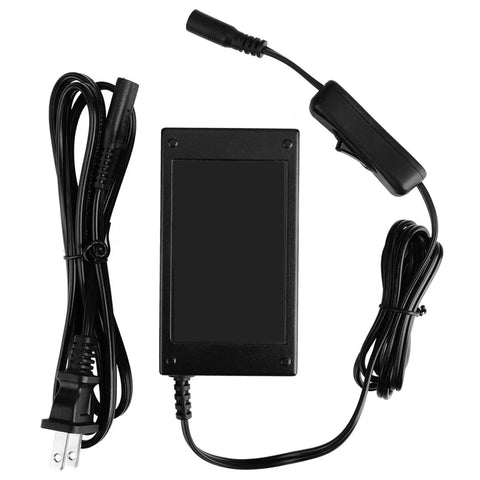 Power supply unit for Top Shelf 144W Mini Metal Lathe With Milling Function For DIY Enthusiasts, features a black casing and cord.