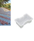 DIY Friendly Stepping Stone Molds For Concrete Pavers And Flagstone Look with paved walkway example and close-up of mold