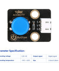 Six Pack Button Modules For Arduino And ESP32 With Tactile Switches And Easy Plug And Play Design For Quick Prototyping In Robotics And Electronics Projects At Home Or Lab, 3.16cm x 2.38cm button module