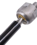 Inner And Outer Front Left And Right Steering Tie Rod End Set For Ford C Max Escape Focus Transit Connect 2012 2018 Bolt On Direct Fit Plug And Play Replacement To Restore Tight Steering And Accurate Alignment. Close-up threaded metal tie rod end