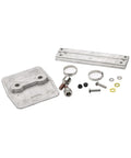 Mercury 4.6L V8 SeaPro And Pro XS CMS 300 Hour Maintenance Kit components including anodes and securing hardware on white background.