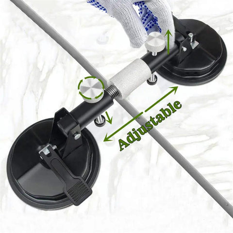 Two Pack Granite Seam Setter With Adjustable Vacuum Suction Cups For Seam Joining And Leveling On Countertops Pro Grade Tool