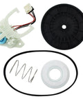 Washer Shift Actuator Replacement Kit With 5 Piece Drive Belt Set For Washing Machine Repair Must Have Includes Clutch Clutch Spring Transmission Drive Pulley And Nut, parts on white