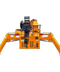 Front view of Mini Crawler Lifting Equipment With Telescopic Boom For Compact Crane Tasks Perfect For Construction And Building Maintenance