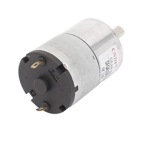 12V DC Gearbox Motor With Beefy High Torque, 380-500 RPM, Compact Electric Drive For Robotics, DIY Projects, And Motorized Gear Systems