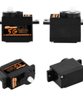 Two Pack 5G Mini Digital RC Servo With Plastic Gear, Lightweight Micro Servo For 1/28 Scale RC Cars Boats Planes Helicopters And Robots
