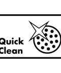 Illustration of Quick Clean feature of Raindance S 5 Inch Showerhead With Air Power Technology Featuring BalanceAir Whirl Air And RainAir Sprays