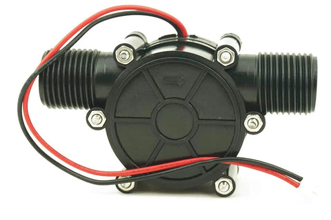 Front view of Portable Micro Hydroelectric Turbine Generator For DIY LED Lighting And Off Grid Power Direct 0-80V DC Output