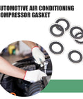 30 Piece Heavy Duty Air Conditioning Compressor Port Seal Washers Universal O Ring Gasket Kit For Cars And Trucks Black heat-resistant gaskets