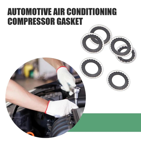 30 Piece Heavy Duty Air Conditioning Compressor Port Seal Washers Universal O Ring Gasket Kit For Cars And Trucks Black heat-resistant gaskets