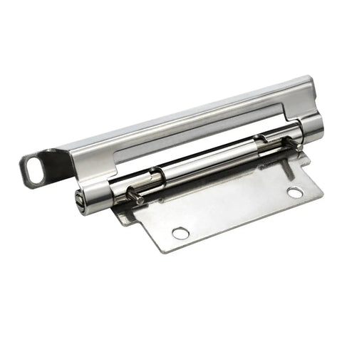 CL268 Stainless Steel Detachable Cabinet Door Hinge With Hidden Fold Carbon Steel Spring, industrial grade, front view