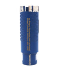 Diamond Core Drill Bits One And Three Eighths Inch 35mm Dry Hole Saw With Side Protection, blue cylindrical with text on side