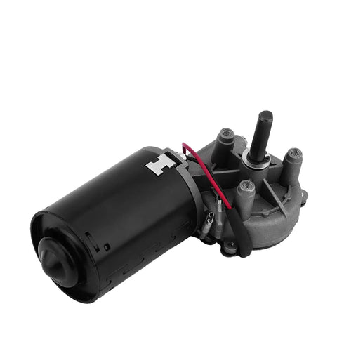 DC 24V 100RPM Reversible Worm Gear Motor High Torque Electric Gearbox With Right Shaft GW6280 for industrial projects and DIY applications