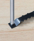 Sweet Little Flathead Phillips Wood Screws With Antiqued Black Finish For No Sweat Assembly On Lumber Garden Gear And Diy Crafts Comes Ready With One Hundred Pieces, close-up of screw being driven into wood.