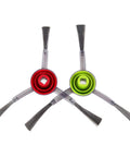 Two side brushes from Universal Replacement Parts Kit For Deebot OZMO T8 T8 AIVI T5 And T8 Series Robot Vacuum Cleaners.