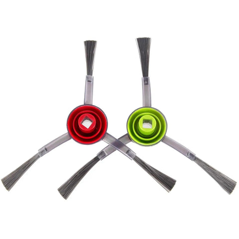 Two side brushes from Universal Replacement Parts Kit For Deebot OZMO T8 T8 AIVI T5 And T8 Series Robot Vacuum Cleaners.