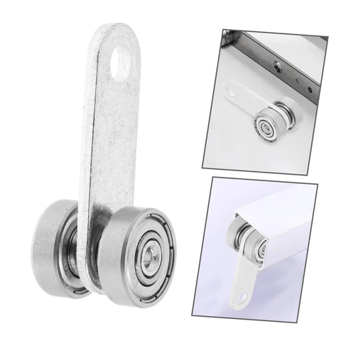 Heavy Duty Sliding Door Roller Wheels With Dual Bearing Iron Groove Caster Built Solid glides smoothly for patio doors