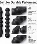 2-Pack Yawara Stick Set 6.5 Inch High Impact Polymer For Self Defense And Training, Ergonomic Non-Slip Grip With Textured Finger Grooves