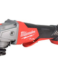 18V Cordless Angle Grinder With 4.5 Inch And 5 Inch Grinding Wheels Variable Speed Five Settings Fast Brake Stops In Two Seconds Tool Only