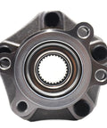 Front view of Heavy Duty Front Wheel Hub And Bearing Assembly Fits 2013 2019 Nissan Sentra NV200 2013 2017 Nissan Leaf And 2015 2018 Chevy City Express 5 Lug OE Direct Replacement With Low Runout For Quiet Smooth Rides