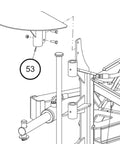 Diagram of Cover Kit And Moldboard Hinge For VX V Plows, Fits VXF And VXX RapidLink II Plows Size 85-95 installation