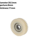 Three Piece 38.5x11mm Spiral Bevel Gear Set For 36 Tooth E Bike Hub Motors, Replacement Planetary Gears For Bafang Compatible Electric Bike Gearbox Repair Parts, Ready Spare Kit For DIY Maintenance, 38.5mm diameter gear