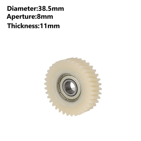 Three Piece 38.5x11mm Spiral Bevel Gear Set For 36 Tooth E Bike Hub Motors, Replacement Planetary Gears For Bafang Compatible Electric Bike Gearbox Repair Parts, Ready Spare Kit For DIY Maintenance, 38.5mm diameter gear