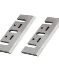 Premium Replacement Carbide Planer Blades Compatible With Most Handheld Power Planers Hella Sharp And Built To Last Smooth Cuts Every Time Upgrade Your Woodworking Game 2 Piece Set, tungsten carbide blades, 82 mm size.