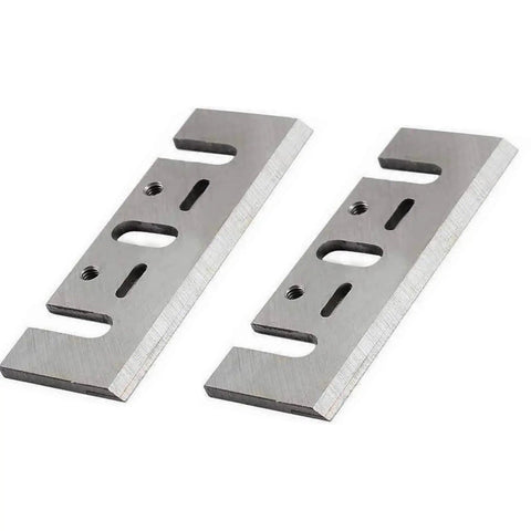Premium Replacement Carbide Planer Blades Compatible With Most Handheld Power Planers Hella Sharp And Built To Last Smooth Cuts Every Time Upgrade Your Woodworking Game 2 Piece Set, tungsten carbide blades, 82 mm size.