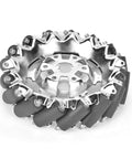 Six Inch Mecanum Wheel Kit With Independently Driven 45 Degree Omnidirectional Wheels For DIY Robots And Small Smart Robots
