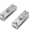 Heavy Duty Stainless Steel Pivot Door Hinge Built To Last, 360 Degree Concealed Pivot With Glossy Ball Core For Wood, Aluminum, And Glass Doors, Hidden Concealing Design, Easy Install And Included Hardware. pair