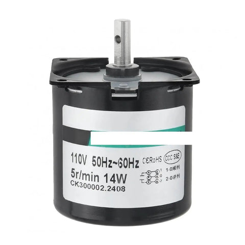 High Torque Synchronous Gear Motor CW CCW AC 220V Permanent Magnet Micro Electric Motor for Precise Automation, 30 RPM
