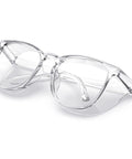 Lightweight Eye Protection Glasses With Clear No Fog Lenses For Everyday Use Dope Yet Practical Safety Eyewear In Transparent White Frames