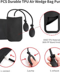 Stainless Steel Repair Tools Kit For Quick Fixes, black TPU air wedge bag pump with bulb for easy auto repairs
