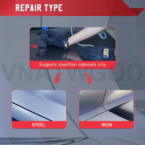 Heavy Duty Auto Dent Repair Kit With 1380W Beast Induction Heater For Steel Surfaces repairing steel and iron materials