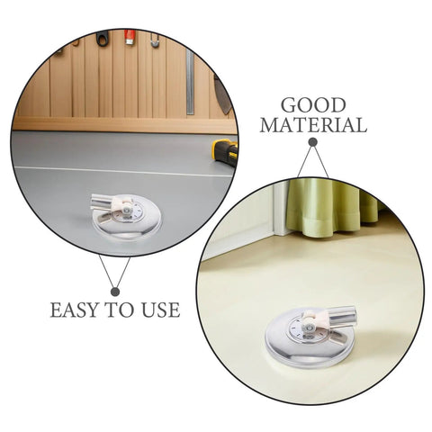 Stainless Steel Mop Plate Replacement Base 2 Pack, Heavy Duty Rotation Mop Head Spare Part For Commercial And Industrial Floors, Office, Hospitals, And Hotel Cleaning, Beastly Durable Build And Easy Swap For Fast Setup, stainless steel base