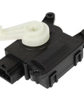 Heavy Duty HVAC Ac Blend Air Door Actuator For Nissan Sentra Juke Leaf And Cube 2009 To 2019 side view showing connector and gear.